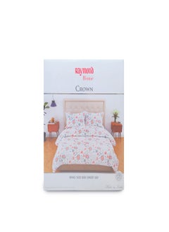 Raymond Raymond Home King Flat Sheet Bedsheet 200 Thread Count Luxirious 100% Long Staple Cotton Bedding Printed Sateen Percale Bed Linen with 2 Pillow Case - Levender (274 * 274 CM)  - Image 4