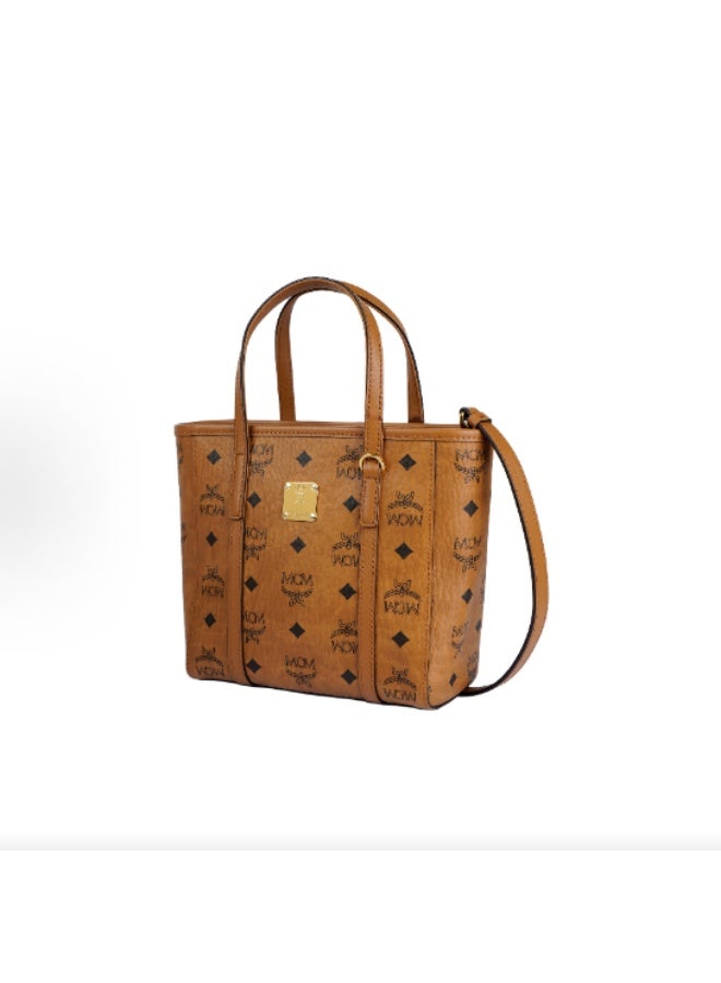 MCM TONI Mini handbag Diagonal tote bag（Brown） - Image 2