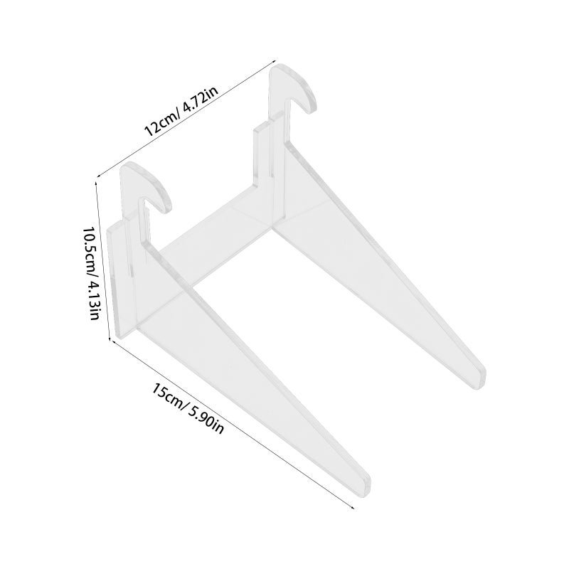 Acrylic Photo Frame Holder, Durable Display Stand for Cards Books and Plates - Image 2