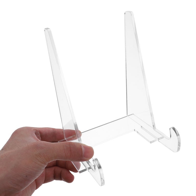 Acrylic Photo Frame Holder, Durable Display Stand for Cards Books and Plates - Image 3