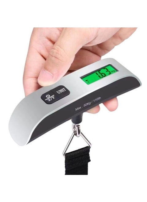 Portable 50kg luggage scale, electronic hand-held scale