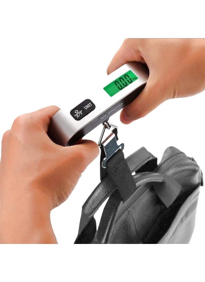 Portable 50kg luggage scale, electronic hand-held scale