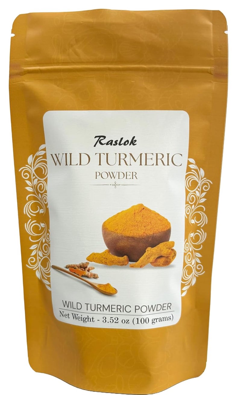 مسحوق الكركم البري كاستوري مانجل أمبا هالدي كاستوري خالي من المواد الحافظة خالي من المواد الكيميائية لماسكات الوجه 352 أونصة