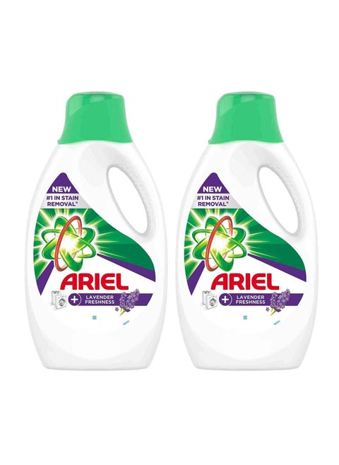 Liquid Detergent, Lavender, Pack of 2x1.8L