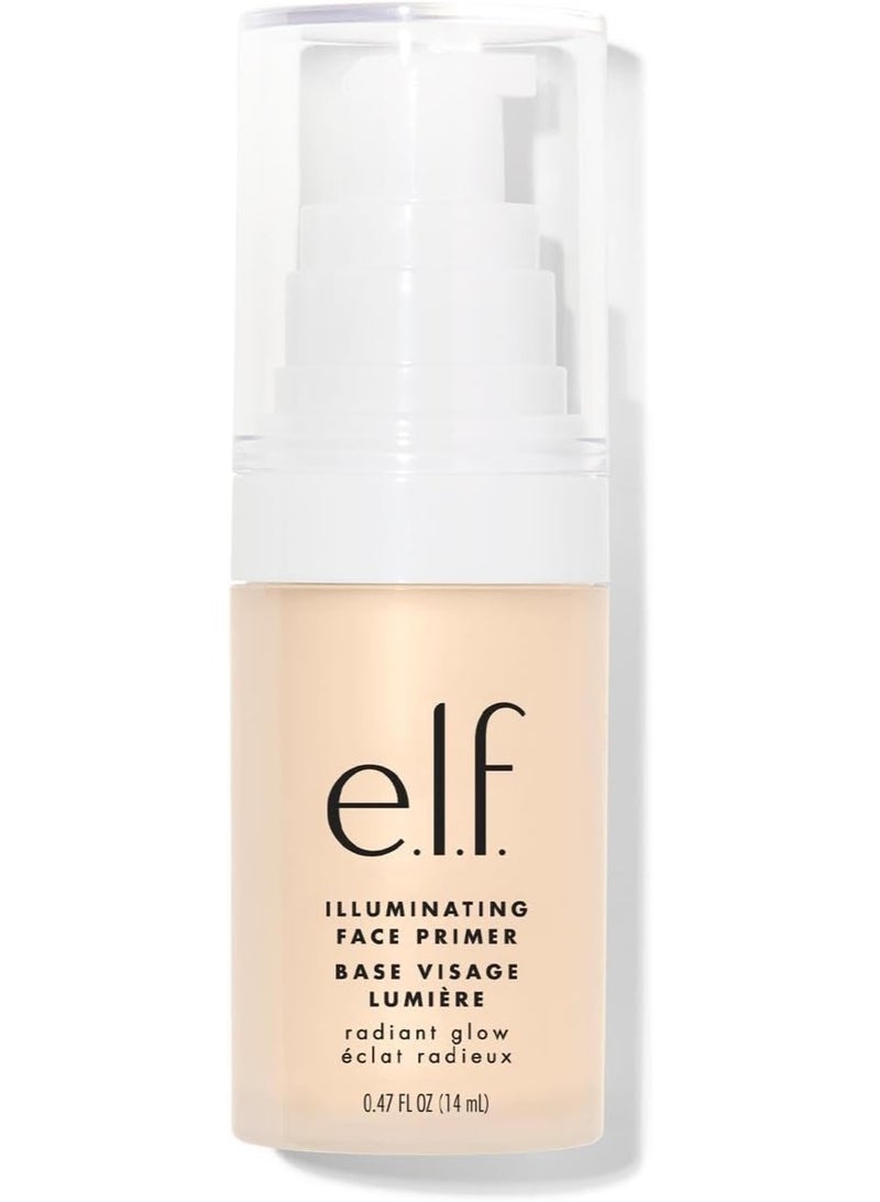 elf E.L.F. Illuminating Face Primer – Radiant Glow, Smooth Makeup Base, Hydrating & Lightweight, Vegan & Cruelty-Free, Travel Size - Image 5