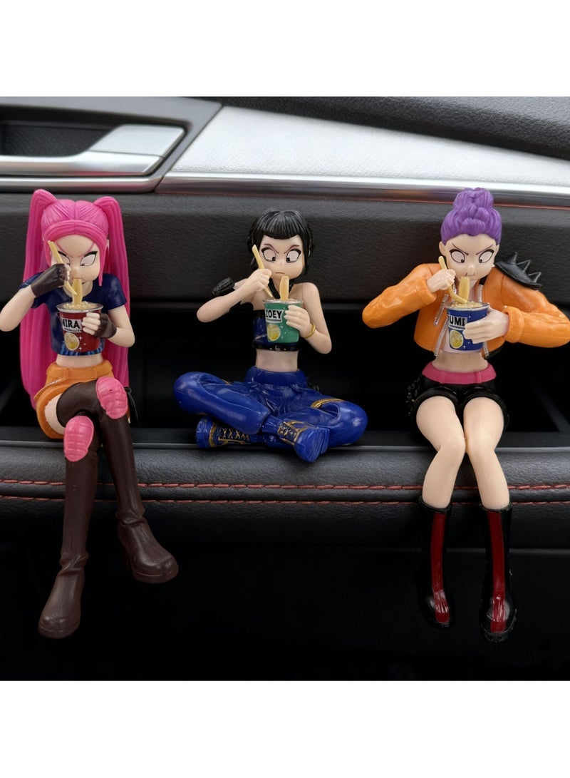 general K-POP Witch Hunter Group Figurine - Car Dashboard Ornament & Desktop Display Exquisite Idol Statue for Fans - Image 3