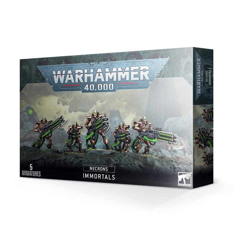 Games Workshop 99120110035" Warhammer 40,000 Necron Immortals/Deathmarks Game, 5 years to 99 years