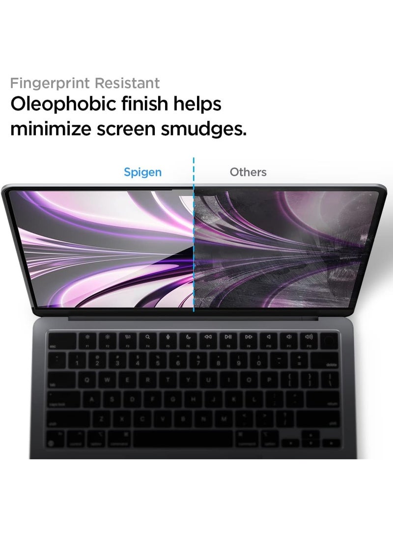 Spigen MacBook Air 13 inch Screen Protector GLAStR Slim [Premium Tempered Glass] M4 (2025) / M3 (2024) / M2 (2023) - Image 5