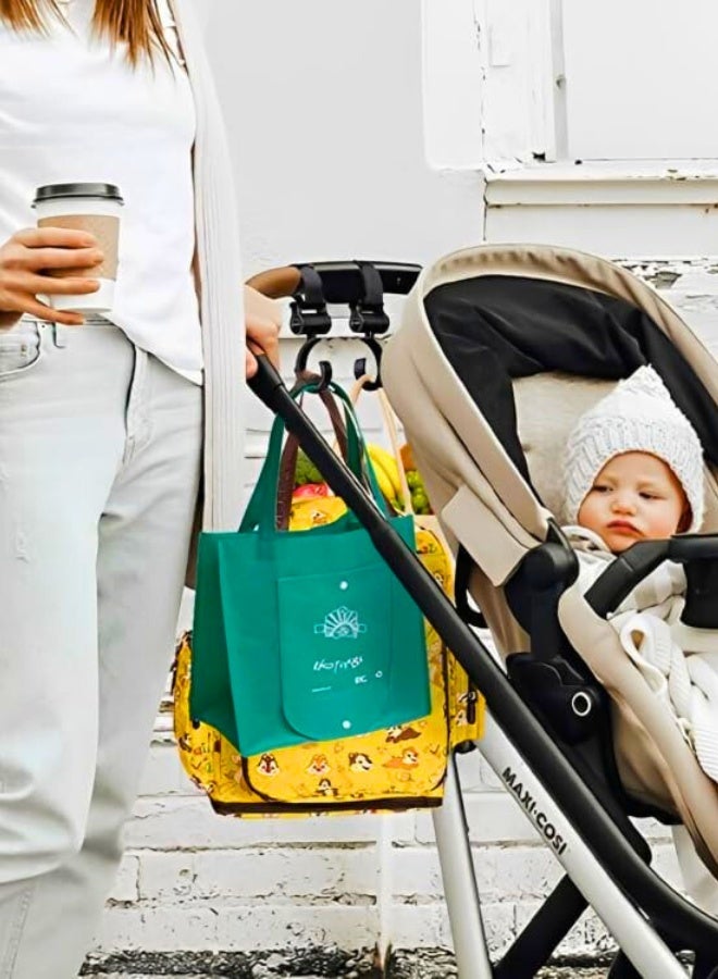 Chase Up Baby Stroller Hooks for Hanging Diaper Bags – Mommy Bag and Convenient Stroller Accessories Organizer Hook Clips - Strollers Pushchair Buggy – Pack of 4 - Image 3