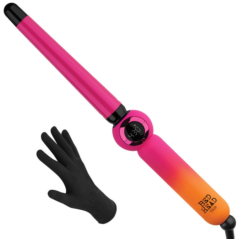 Bed Head Rock N' Waver Digital Tapered Curling Wand | Natural-Looking, Textured Waves, (3/4-1 in) - Image 1