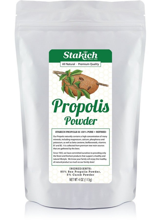 Stakich Bee Propolis Powder - All Natural - 4 Ounce - Image 1