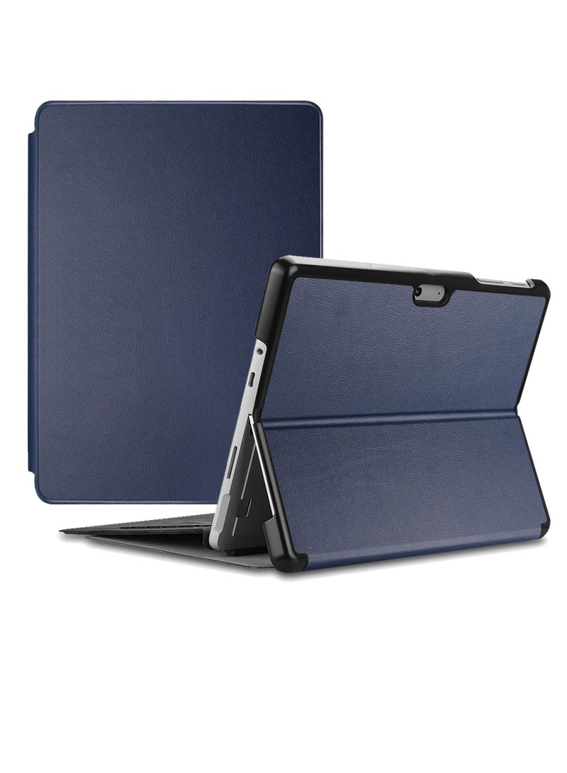 Procases Protective Case for Surface Go 3 2021 Surface Go 2 2020  Surface Go 2018 Slim Light Smart Cover Stand Hard Shell, Compatible with Surface Type Cover Navy - Image 1