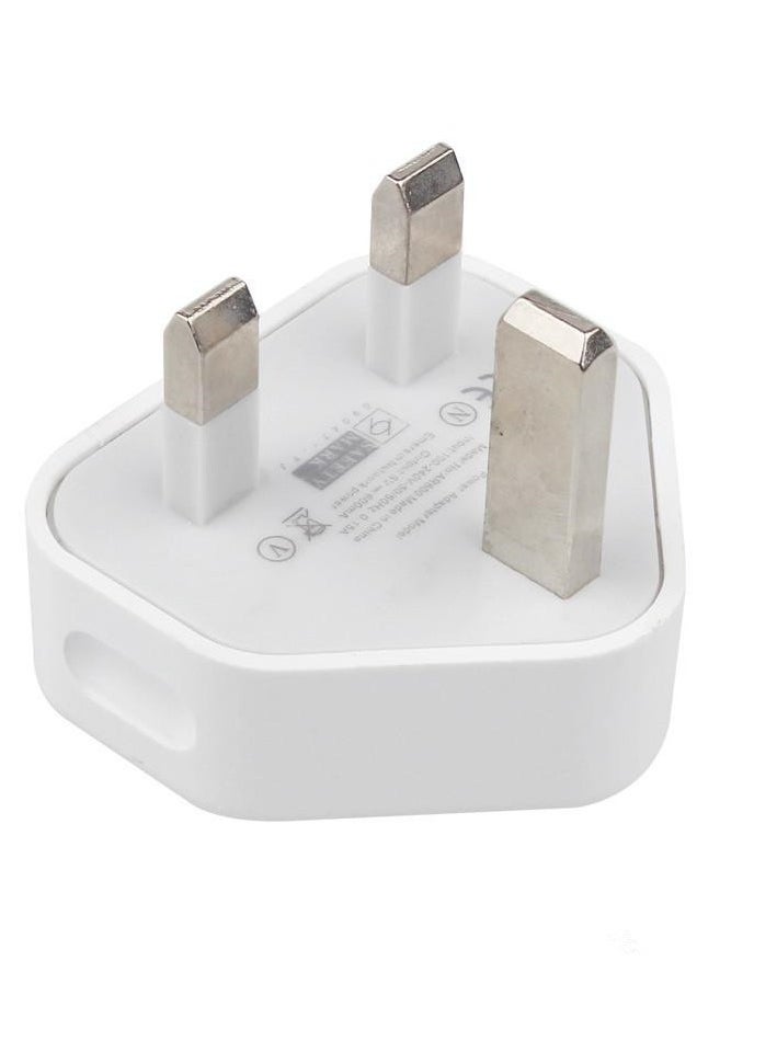 General - 2A Dual-Port USB Charging Head: 5V2A Mobile Phone Dual-Port Tablet Adapter with Double 1-Meter Type-C Cable, 5A Super Fast Charge Cable - Image 1