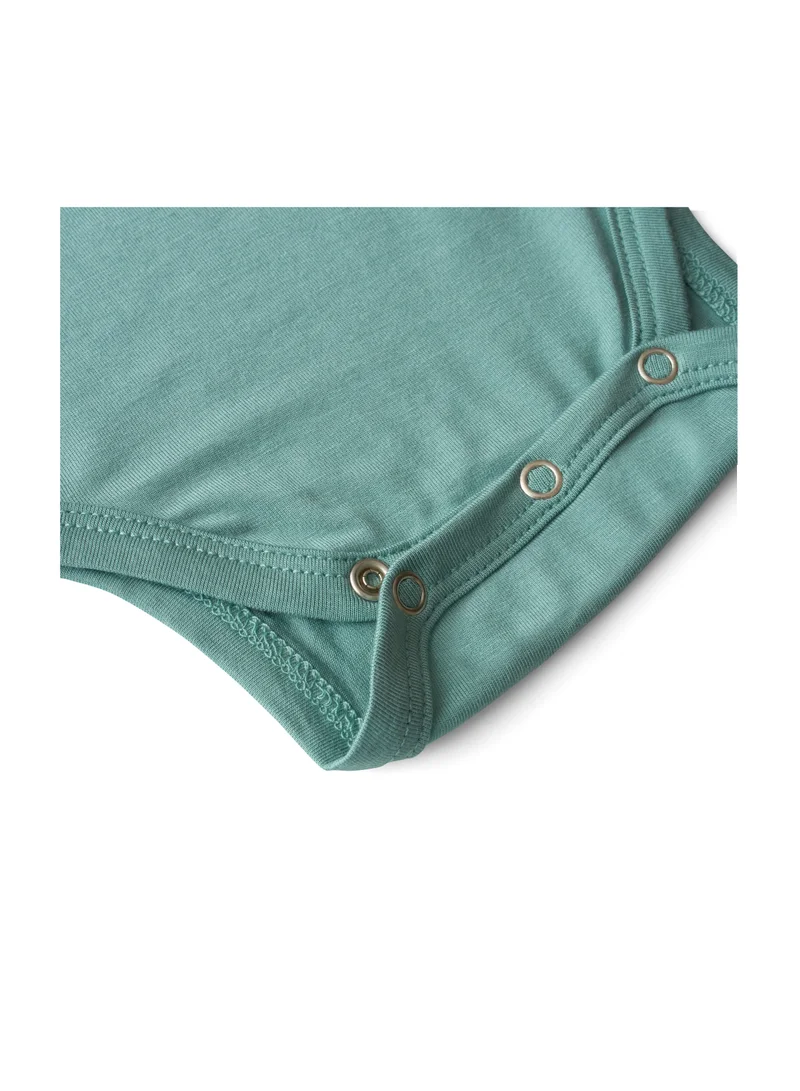 أنفي بيبي Organic Bamboo Spandex Bodysuit- Soft Sage	3 to 6 months