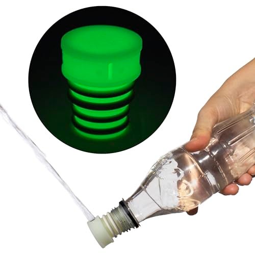 CuloClean.com CuloClean Portable Bidet for Toilet, Travel, or Camping. Compatible with Any Plastic Bottle. Discreet, Sanitary or Travel Shower, Attachable Stopper, Backcountry Bidet Nozzle (1pcs Glow in The Dark) - Image 1