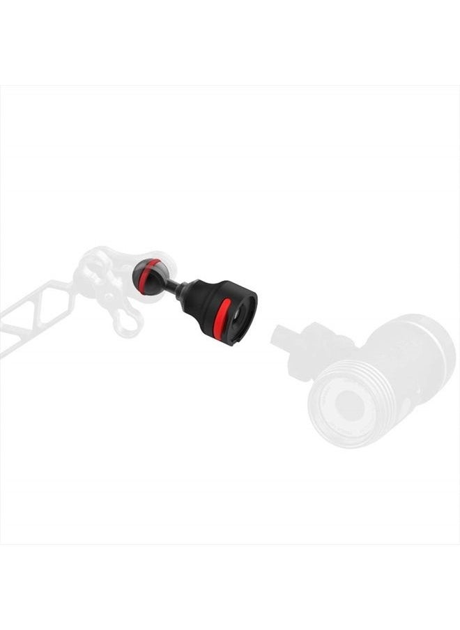 SeaLife - Flex-Connect Sea Dragon 1-inch/25mm Ball Joint Adapter Compatible with Sea Dragon Underwater Lights for Underwater Photography & Video, Black (SL995) - Image 1