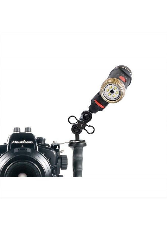 SeaLife - Flex-Connect Sea Dragon 1-inch/25mm Ball Joint Adapter Compatible with Sea Dragon Underwater Lights for Underwater Photography & Video, Black (SL995) - Image 1