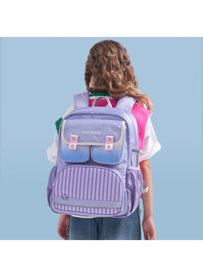 Back Care Elementary School Backpack, Stylish Double Shoulder Bag For Boys Grades 3-6, Lightweight Spine-protecting Backpack B24-158a - Image 4