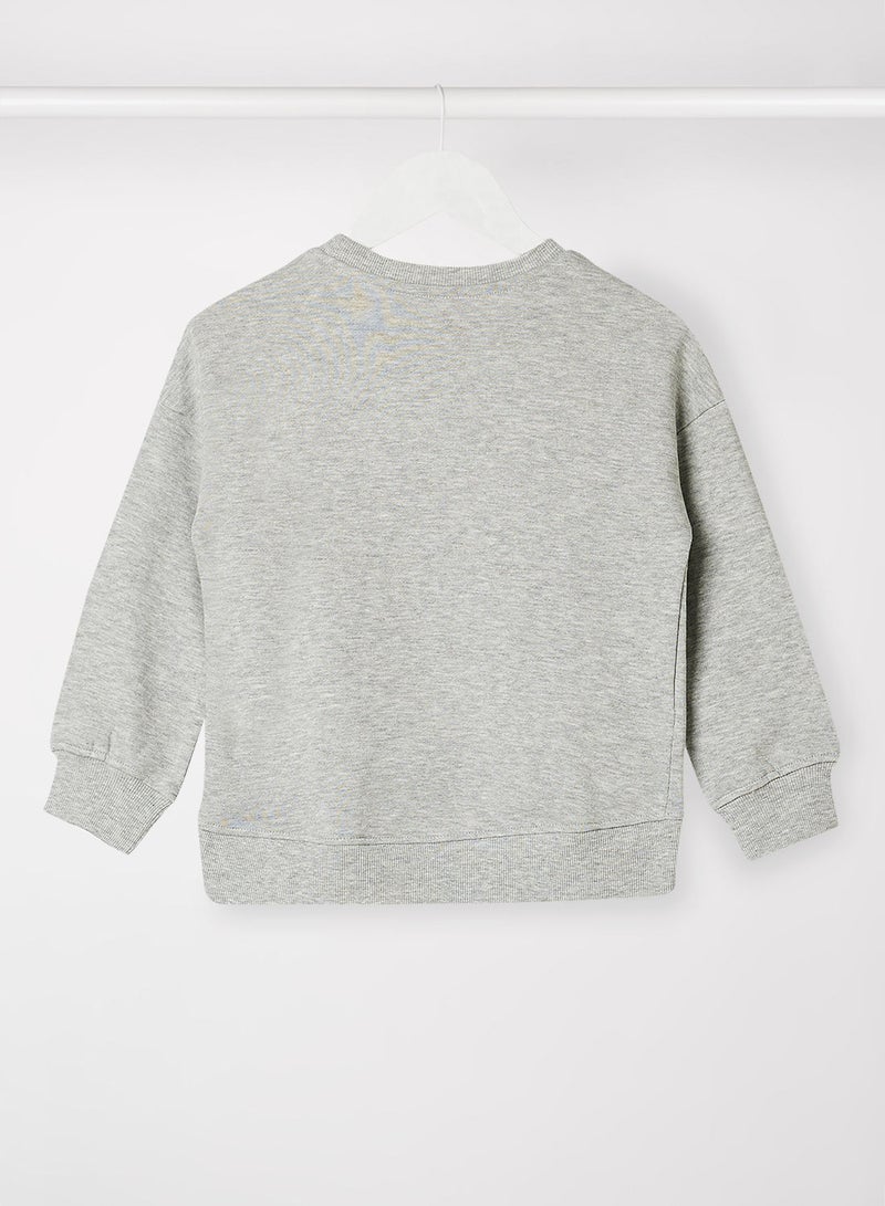 MANGO Girls Tiger Graphic Sweatshirt - Image 2