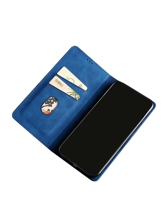 اس-توب جراب هاتف OnePlus 9RT 5G مصنوع من الجلد المغناطيسي مع حامل وفتحات للبطاقات - Image 4