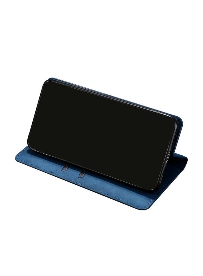 اس-توب جراب هاتف OnePlus 9RT 5G مصنوع من الجلد المغناطيسي مع حامل وفتحات للبطاقات - Image 3