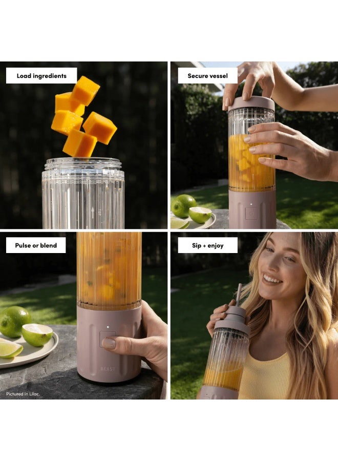 Beast Health خلاط بيست 3 بطارية لاسلكي مايتي جو وعاء مفتوح - أبيض سحابي - Image 2