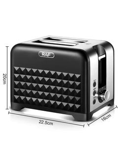 RAF 2 Slice Toaster/5 Roasting Modes/Defrost,Reheat,Cancel Function/930  Watt  - Image 4
