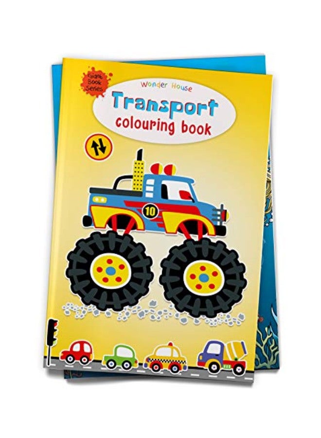 Transport Colouring Book (Giant Book Series): Jumbo Sized Colouring Books