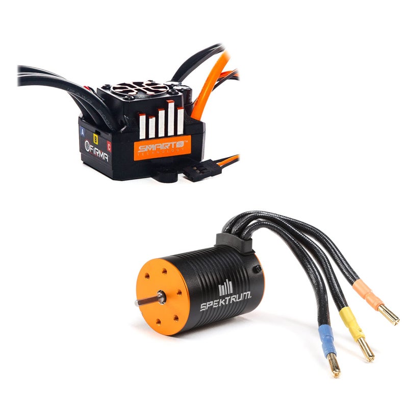 Spektrum Firma 100A Brushless Smart ESC  6500Kv Sensorless Motor Combo NoPrep SPMXSEMC13 - Image 2