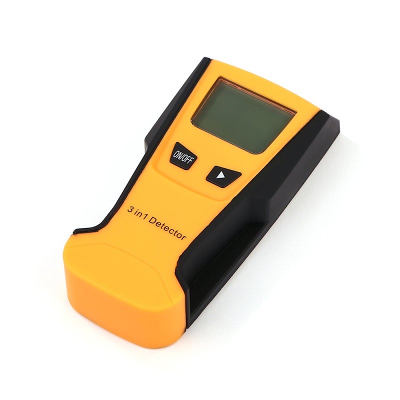 Wall Scanner: Yellow High-Precision Tool - Rapid Central Wood Stud Detection LCD Display for Home DIY Projects Accurate Metal 60mm Live Wire 51mm Depth Detection - Image 1