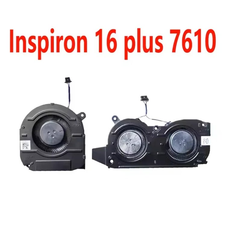 NEW For Dell Inspiron 16 7610 16 Plus Series CPU GPU Cooling Fan CN-0H1YC7 CN-05CXK8 - Image 2