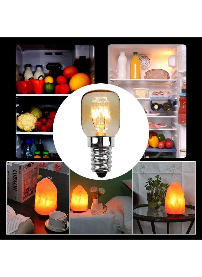 IBAMA 10Pack Reliable Electrical Glow 15W Himalayan With E14 Base Rock Salt Lamp Bulbs For Salt Lamps Refrigerator Fridge Light Bulb  - Image 4