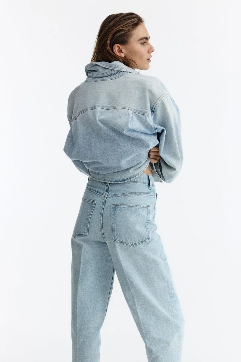 اتش اند ام جينز باريل بطول يصل للكاحل