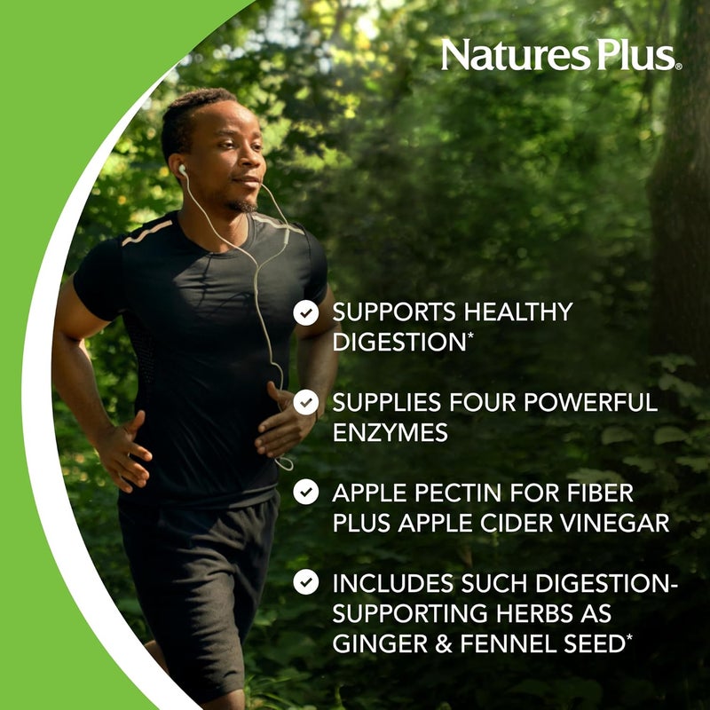 Nature's Plus NaturesPlus, Chewable Nutri-Zyme, Peppermint, 90 Tablets - Image 3