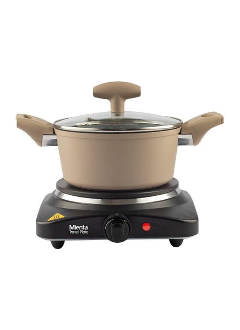 Mienta - Mienta - Hot Travel Plate 1500 Watts - HP41425A - Black - Image 1