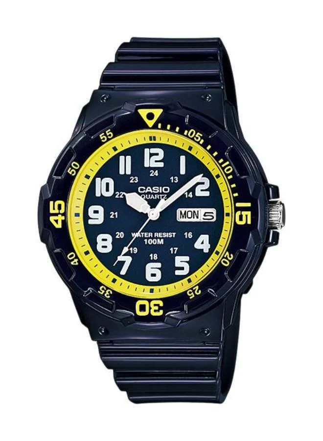 كاسيو Men's Resin Analog Watch MRW-200HC-2BVDF - 44.5 mm