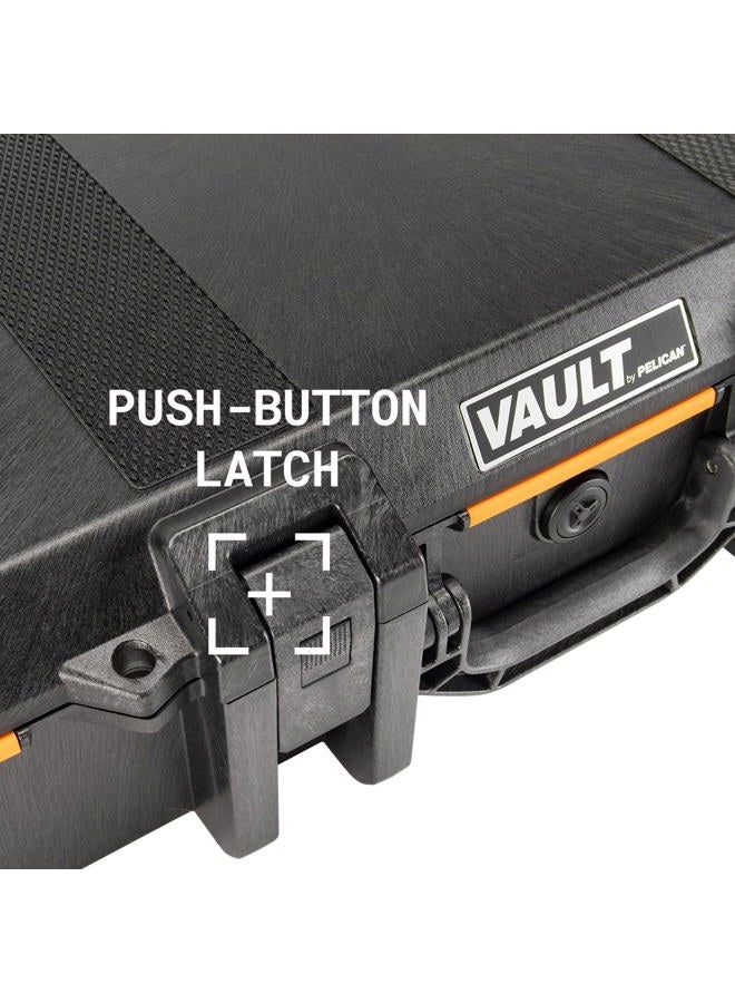 Pelican فولت من بيليكان - صندوق صلب متعدد الأغراض V700 مع رغوة - حامل ثلاثي، معدات، أجهزة إلكترونية، أدوات، وأكثر (أسود) - Image 2