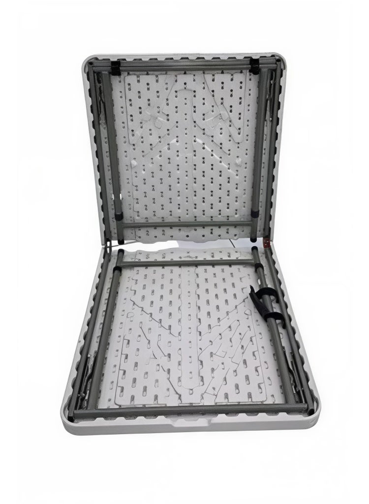 تالا طاولة قابلة للطي مع مقبض متعددة الاستخدامات – 150 سم – خفيفة الوزن وسهلة الحمل للاستخدام الداخلي والخارجي - Image 3