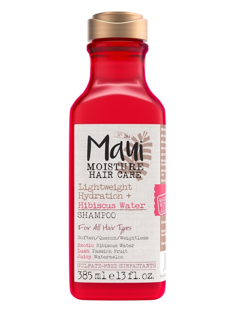 MAUI MOISTURE - Maui Moisture Lightweight Hydration + Hibiscus Water Shampoo for Daily Moisture, No Sulfates, 13 fl oz - Image 1