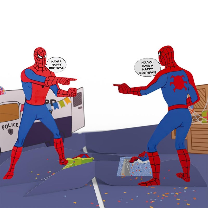 Lovepop Marvel Spider-Man Spidey Sense 3D Pop-Up Birthday Card - for Him, Her, Kids, Boys, Girls, Men, Women - Funny Greeting Card - 5" x 7" - Envelope Included - Image 1