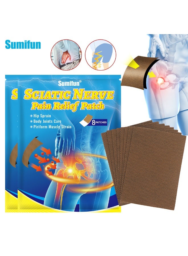 سوميفون لاصقة لتخفيف ألم العصب الوركي، تخفيف فعال لألم العصب الوركي، تهدئ الانزعاج الناتج عن الجلوس لفترات طويلة - Image 2