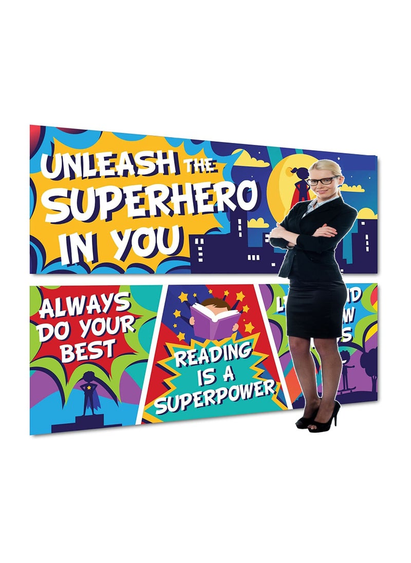 Generic Superhero Classroom Decorations Posters and Banners  - Image 3