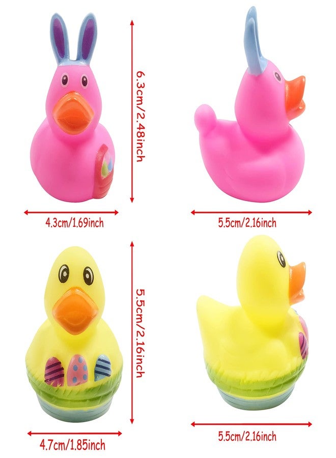 Holydeck 20 Pcs Prefilled Easter Eggs with Rubber Ducks Bright Colorful Easter Eggs Prefilled with Variety Bunny Duckies for Kids Easter Basket Stuffers and Party Favors - Image 3