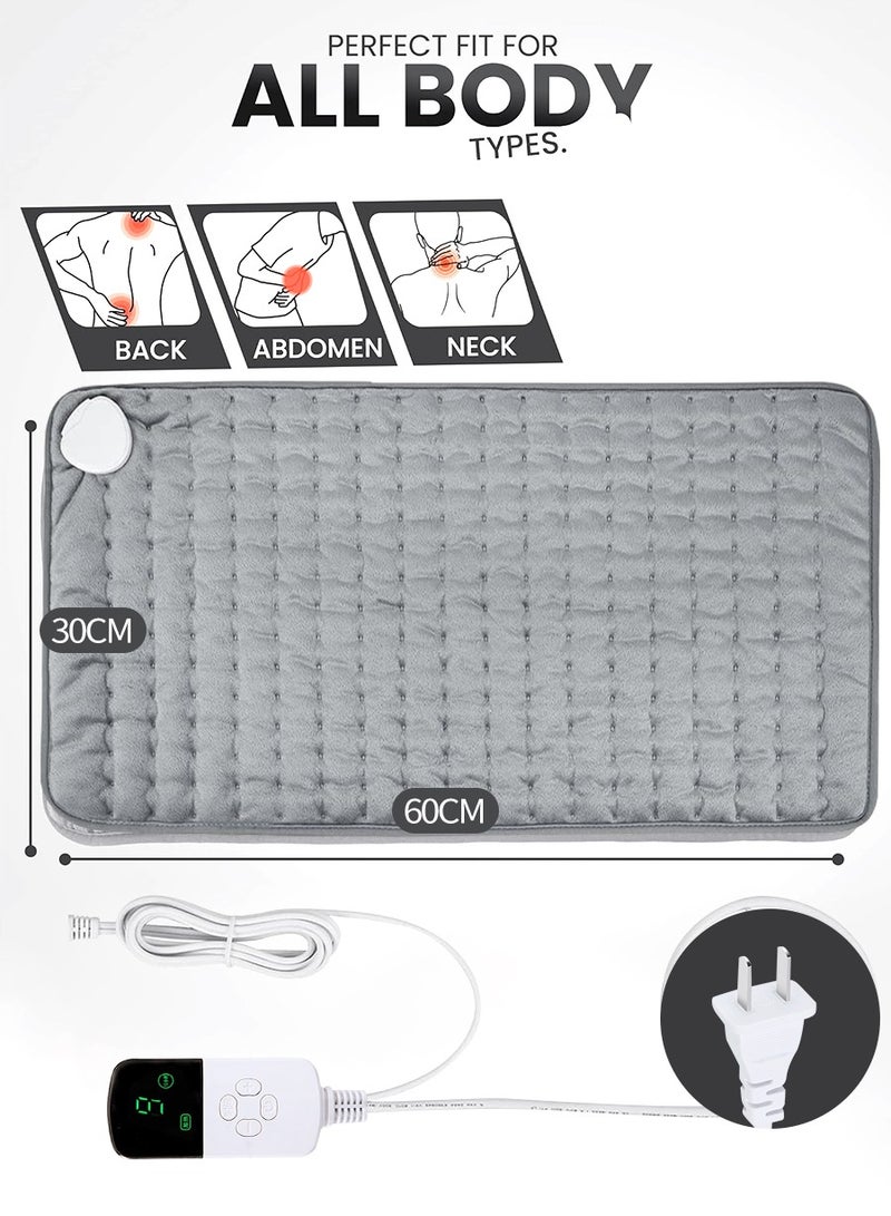 BEIRUI Heating pads, Electric Heating Pad with timer and 9 temperature levels, Heating Pad with heating technology for the back of the neck, Shoulder and abdomen, Machine washable - Image 3