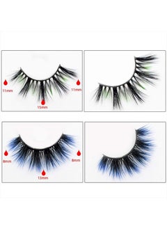 False Eyelashes Hybrid Colored Lashes Wispy Fake Lashes Natural Look Faux Mink Lashes 15mm Long Cosplay Costume Eye Lashes Multipack 7 Pairs - pzsku/ZF899237043B934FC045AZ/45/_/1683649561/00538555-1ec1-4a26-af7a-d2db0a3002c0