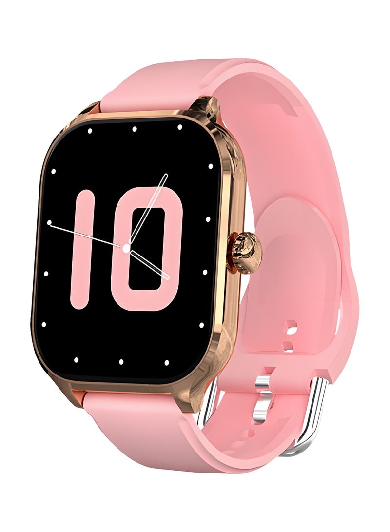 H9 ProMax Smart Watch,Business Smartwatch,Waterproof Fitness Watch, Bluetooth Calling,Smart watch for Men, Zinc Alloy Vacuum Plating, Heart Rate Monitoring,Smart watch for Women Golden - Image 1