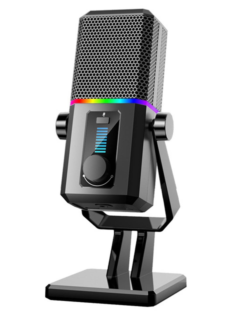 COOLCOLD Professional USB Microphone Kit Plug & Play，Live K-Song Recording,easy to use and has clear sound quality, Suitable For Computers, Recording, Podcasts, Games - Image 1