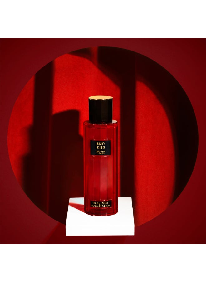 Aoura London Ruby Kiss 220Ml Body Mist  - Image 2