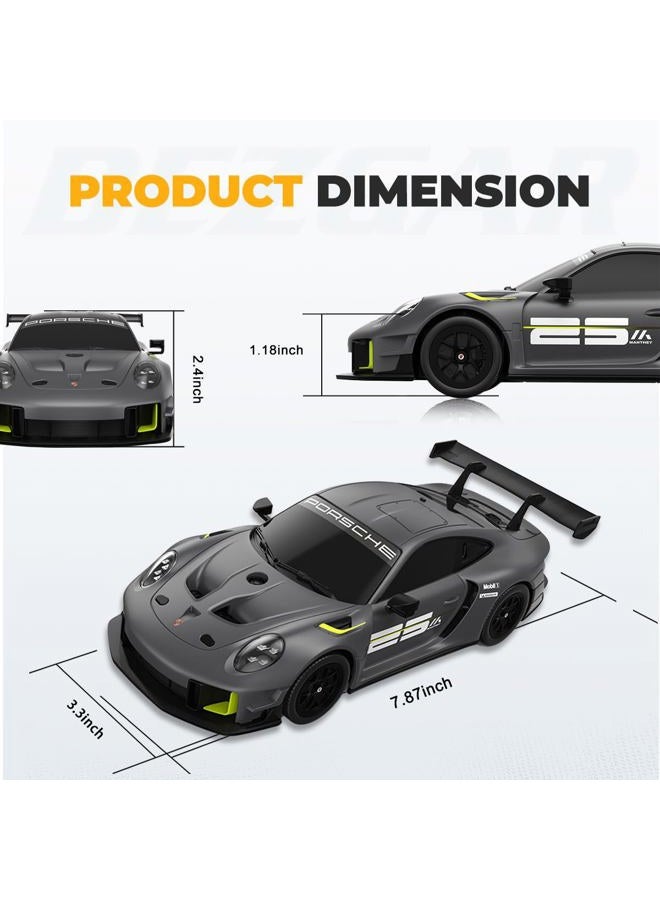 BEZGAR Porsche Remote Control Car - Officially Licensed Porsche 911 GT2 RS Toy Car 1:24 Porsche RC Car Model Vehicle Gift for Boys,Girls,Teens and Adults - Image 5