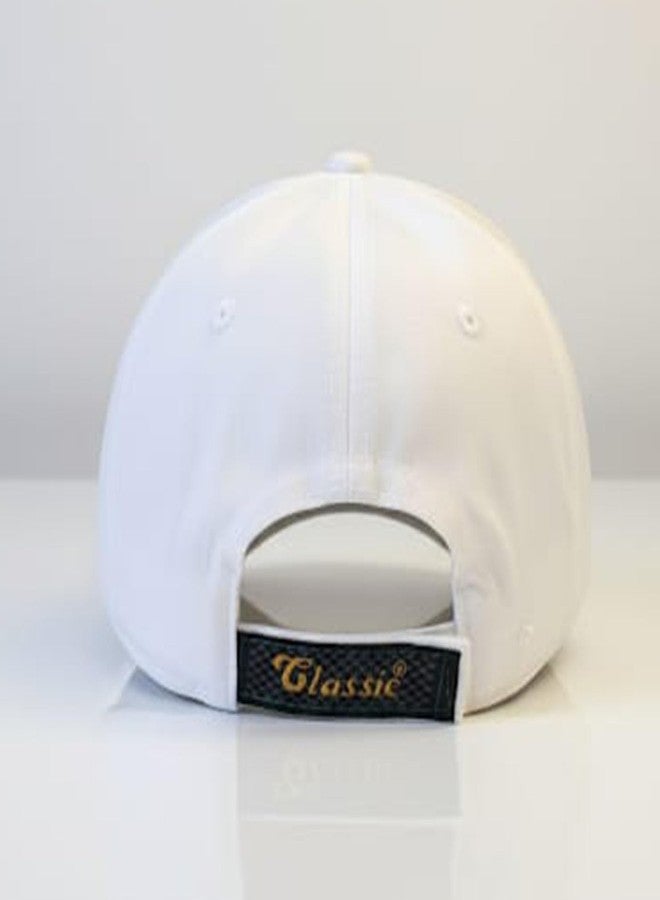 C Classic Plain White Cotton Cap for Classy Looks - Image 5